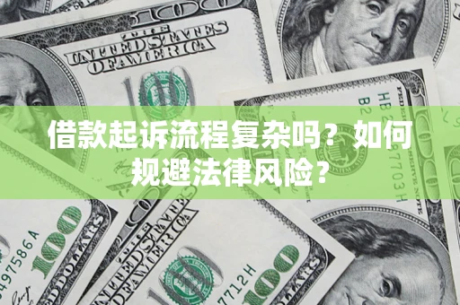 武汉借款起诉流程复杂吗？如何规避法律风险？