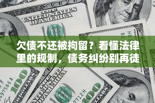 武汉欠债不还被拘留？看懂法律里的规制，债务纠纷别再徒劳奔波