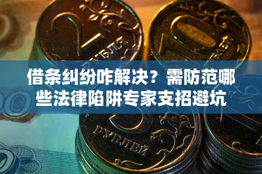 武汉借条纠纷咋解决？需防范哪些法律陷阱专家支招避坑