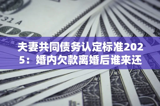 武汉夫妻共同债务认定标准2025：婚内欠款离婚后谁来还？