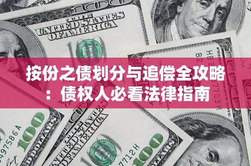 武汉按份之债划分与追偿全攻略：债权人必看法律指南