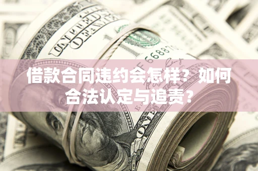 武汉借款合同违约会怎样？如何合法认定与追责？