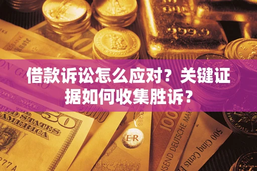 武汉借款诉讼怎么应对？关键证据如何收集胜诉？