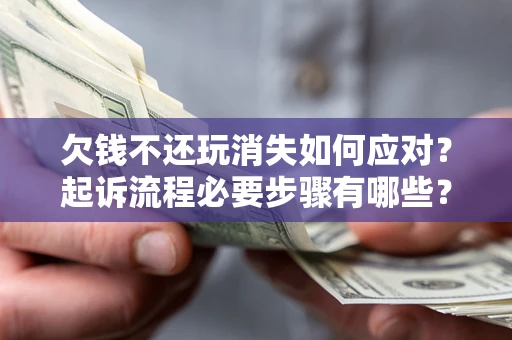 武汉欠钱不还玩消失如何应对？起诉流程必要步骤有哪些？